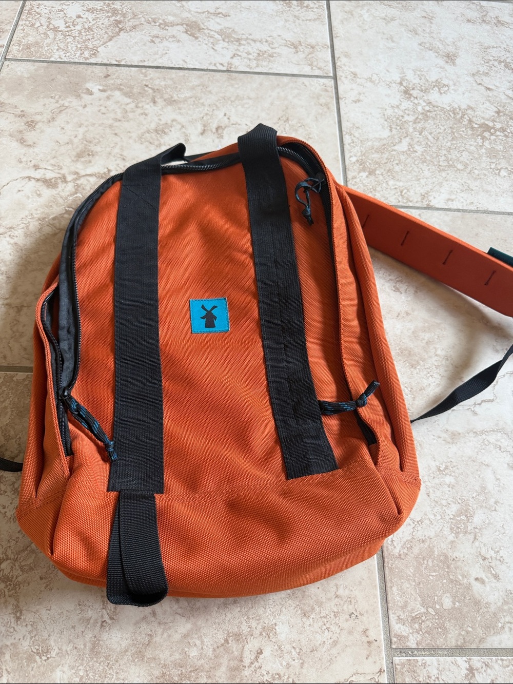 Dutch bros orange backpack